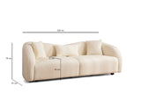 3-Sitzer-Sofa Venedik Creme