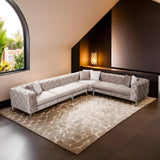 Rechtes Ecksofa Como Beige