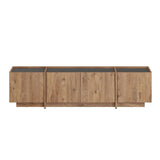 Lowen TV-Schrank in Eichenoptik 180 cm, Atlantische Kiefer und anthrazitfarbenes Melaminholz