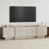 Lowen TV-Schrank Travertin 180 cm Melaminbeschichtetes Holz