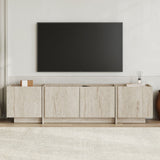 Lowen TV-Schrank Travertin 180 cm Melaminbeschichtetes Holz