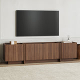 Lowen TV-Schrank aus Milano-Walnuss, 180 cm, melaminbeschichteter Holzverbundstoff