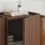 Lowen TV-Schrank aus Milano-Walnuss, 180 cm, melaminbeschichteter Holzverbundstoff