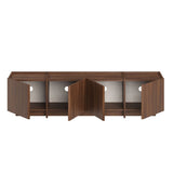 Lowen TV-Schrank aus Milano-Walnuss, 180 cm, melaminbeschichteter Holzverbundstoff