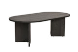 Salontafel Sable Lumiere Black 119x60 cm Melamine