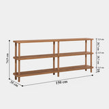 Bücherregal Raca Atlantic Pine Melamin 150x74.9x35 cm