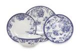 ZG24Y2420939016 Blau Weiß 100 % PORZELLAN