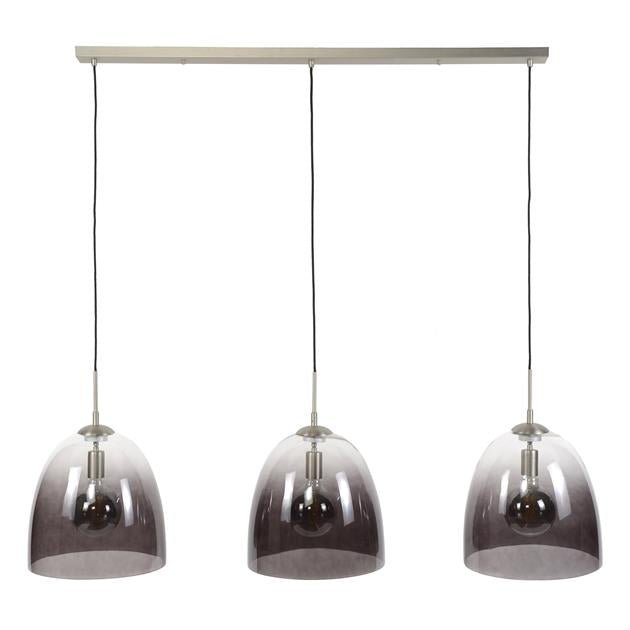 Industrielle Hanglampe Lotte 3-Licht-Farbgradienten