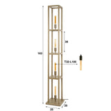Design Stehlampe Nova 4-flammig - Beige - 160 cm 