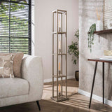 Design Stehlampe Nova 4-flammig - Beige - 160 cm 