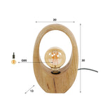 Tischlampe Brenn Mangoholz 30 cm