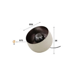 Lampe Basel naturgrau