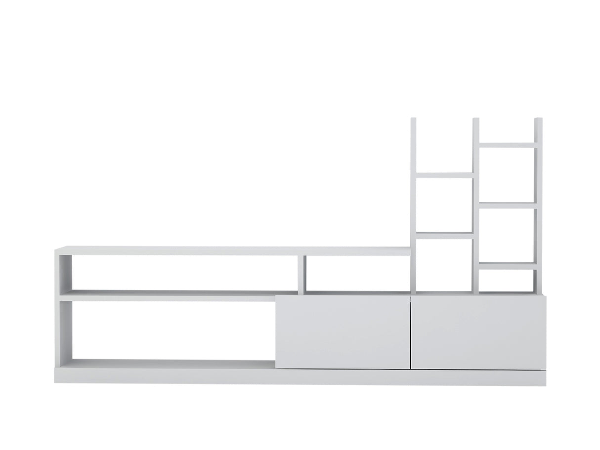 TV -Möbel Set Dolunay White Melamin 164.4x91.3x25 cm