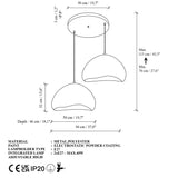 LORA-50-50-T-LUNA Weiße Glasfaserkappe