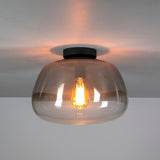 Plafondlamp Noma Shaded Smoke Grey Glas 36 cm