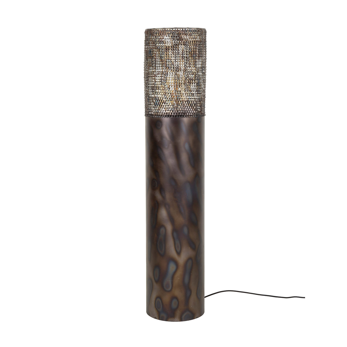Vloerlamp cilinder Brick 120 cm zwart bruin