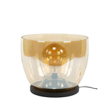 Vloerlamp Dain UP XXL Amberkleurig glas