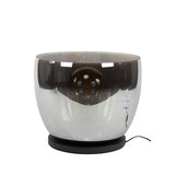 Stehlampe Dain UP XXL Chromfarbiges Glas 