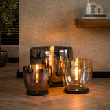 Stehlampe Dain UP XXL Kupferfarbenes Glas 