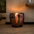 Stehlampen - Stehlampe Dain UP XXL Kupferfarbenes Glas - Dimehouse