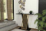 Brustkiste Grauity Black Gold Melamin 90x76.8x29.6 cm