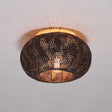 Deckenleuchten - Deckenlampe Alfie Metall schwarzbraun - Dimehouse
