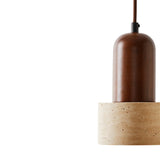 Loer - Walnussbeige Walnuss-Travertin-Kappe