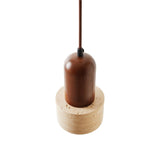 Loer - Walnussbeige Walnuss-Travertin-Kappe