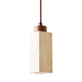 Mule - Walnuss-Beige-Walnuss-Travertin-Kappe