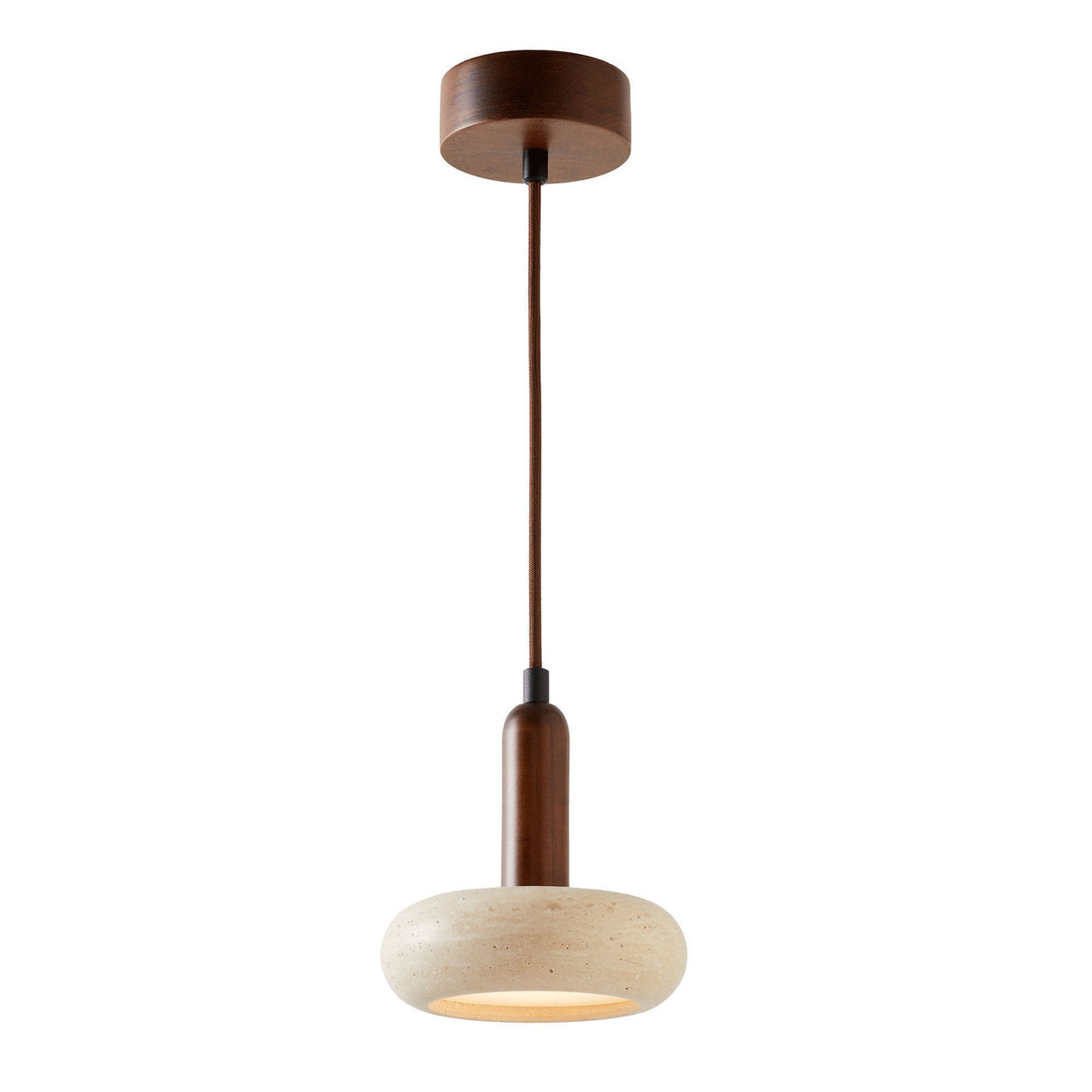 Wurm - Walnuss Beige Walnuss Travertin Kappe 24 cm breit