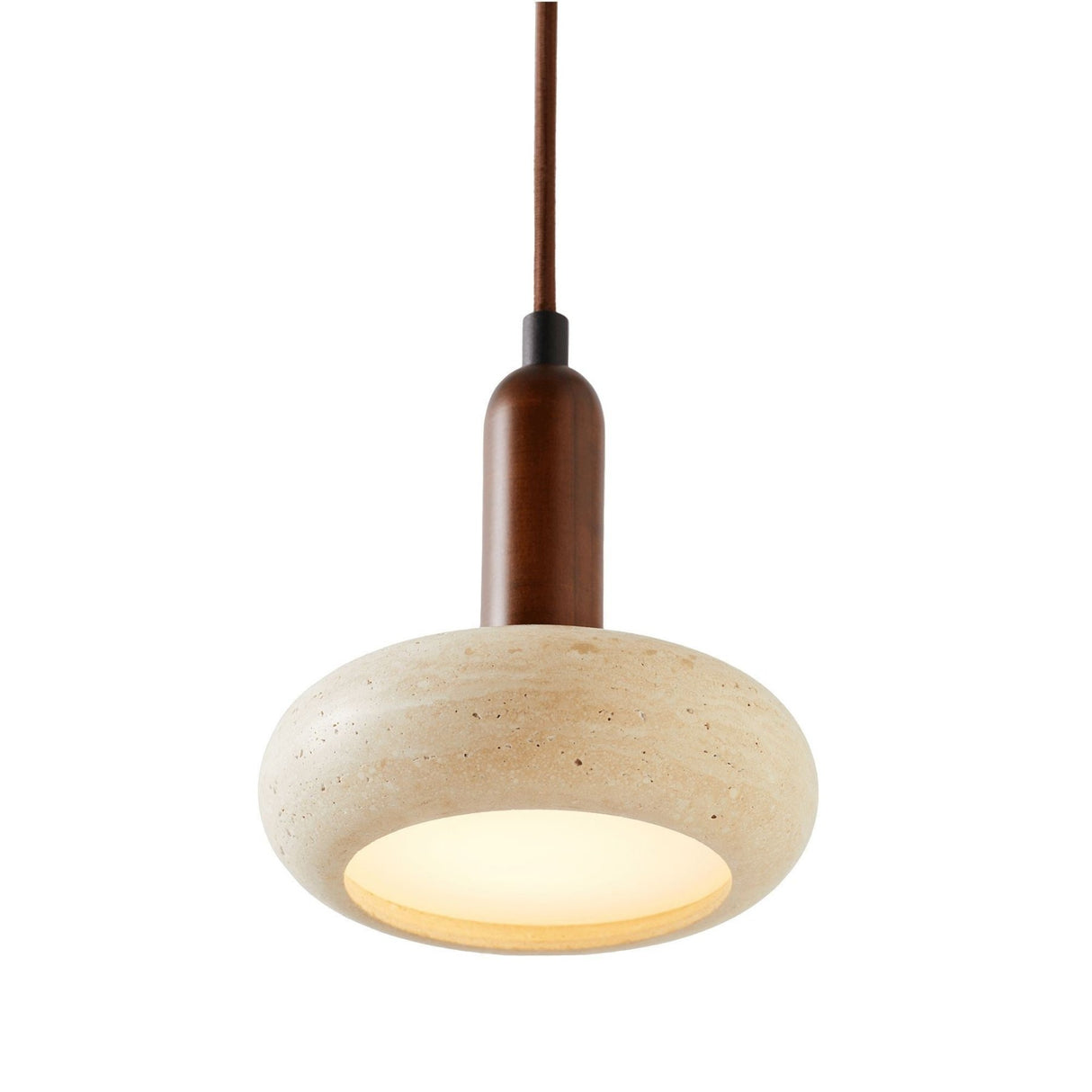 Wurm - Walnuss Beige Walnuss Travertin Kappe 24 cm breit