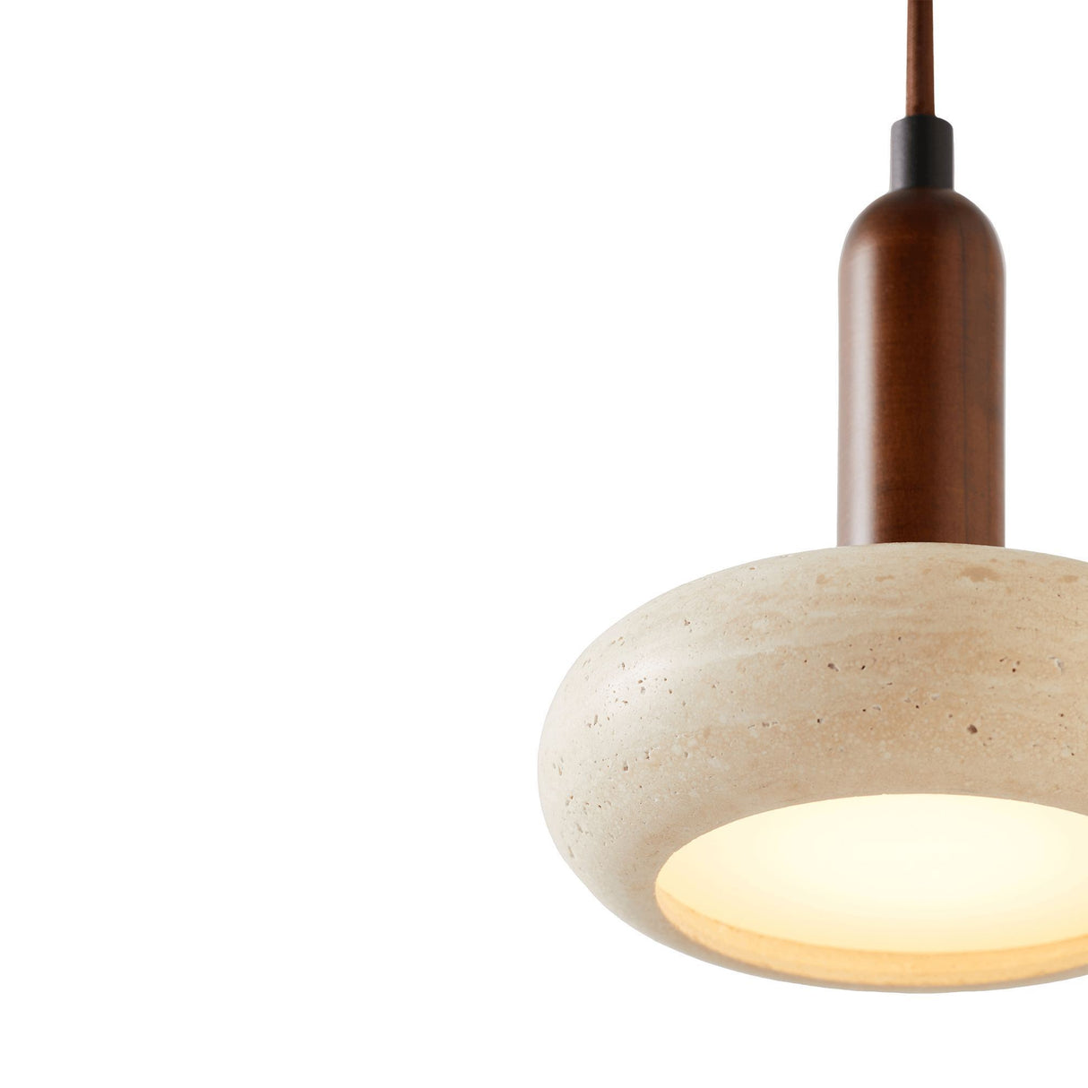 Wurm - Walnuss Beige Walnuss Travertin Kappe 24 cm breit