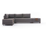 Ecksofa mit Schlaffunktion Left Fly Brown