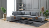 Ecksofa mit Schlaffunktion Left Fly Grey