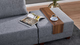 Ecksofa mit Schlaffunktion Left Fly Grey