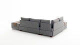 Ecksofa mit Schlaffunktion Left Fly Grey