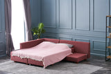 Ecksofa mit Schlaffunktion Links Manama Claret Red