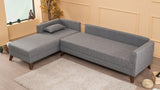 Ecksofa links Bella Grey