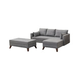 Ecksofa mit Schlaffunktion Right Bella Grey