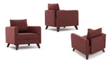 Sessel Bella Claret Red