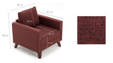 Sessel Bella Claret Red