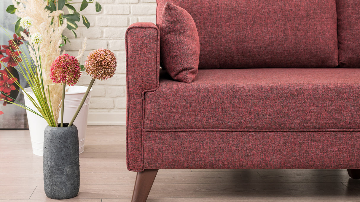 2-Sitzer-Sofa Bella Claret Red