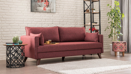 3-Sitzer-Sofa Bella Claret Red