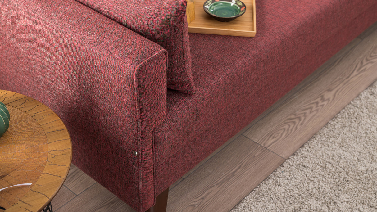 3-Sitzer-Sofa Bella Claret Red