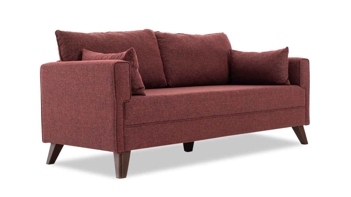 3-Sitzer-Sofa Bella Claret Red