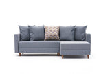 Ecksofa mit Schlaffunktion Rechts Aydam Blue