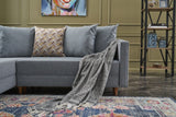 Ecksofa mit Schlaffunktion Links Aydam Blue