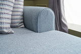 Ecksofa mit Schlaffunktion Belen Blue