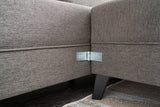 Ecksofa mit Schlaffunktion Efsun Brown