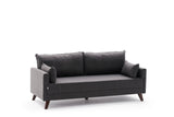 3-Sitzer-Sofa Bella Anthrazit